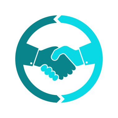 Tokalaşma ikonu. vektör illüstrasyonu.