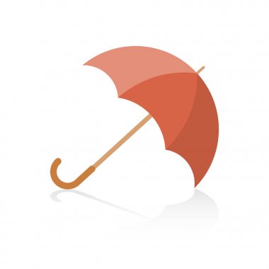 Şemsiye simgesi. Vektör.