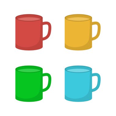 F kupa Icons set. Vektör çizim