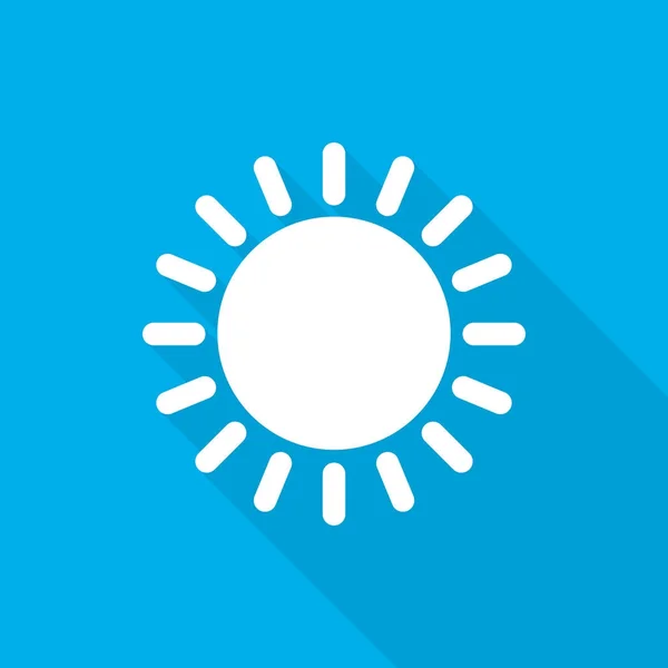 Güneş ikonu. vektör illüstrasyonu — Stok Vektör
