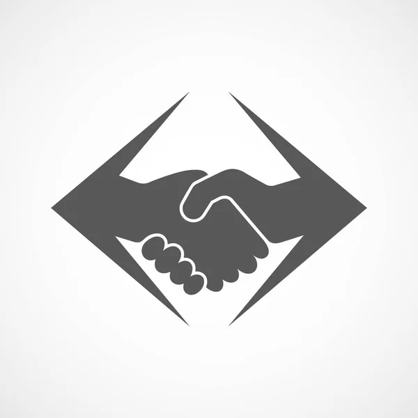 Handshake icon. Vector illustration. — Stock Vector