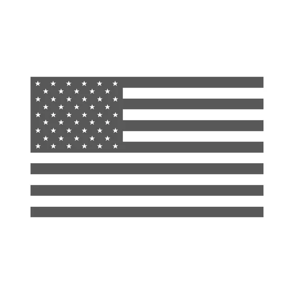 American flag. Vector illustration. — Stock Vector