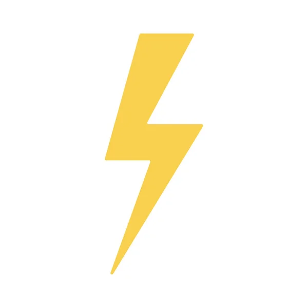 Lightning icon. Vector illustration. — Stock Vector