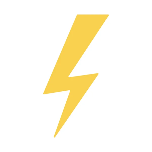 Lightning icon. Vector illustration. — Stock Vector