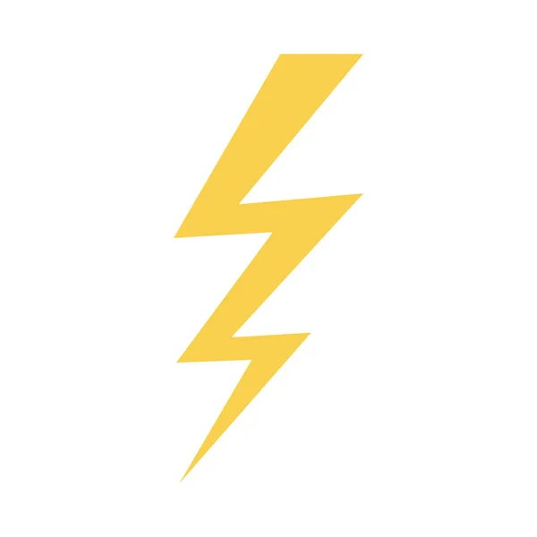 Lightning icon. Vector illustration. — Stock Vector