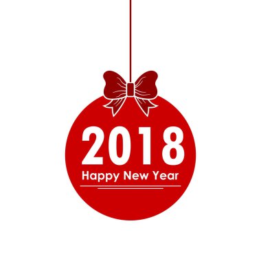 Noel top asılı. Vektör çizim