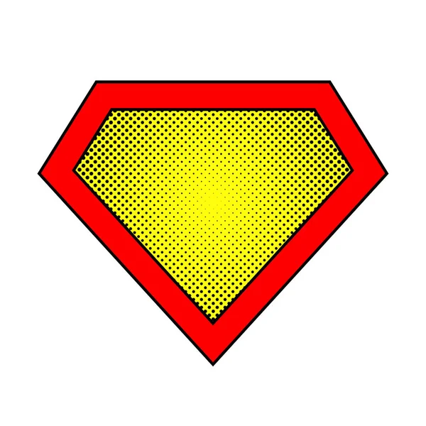 Superhero logo. Vector illustration. — Stock Vector