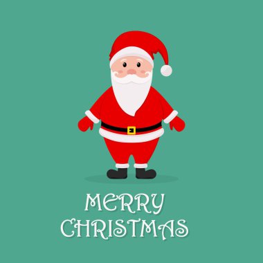 Çizgi film Noel Baba. Vektör çizim