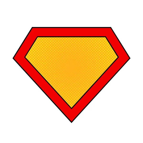 超级英雄的标志。矢量插图. — 图库矢量图片