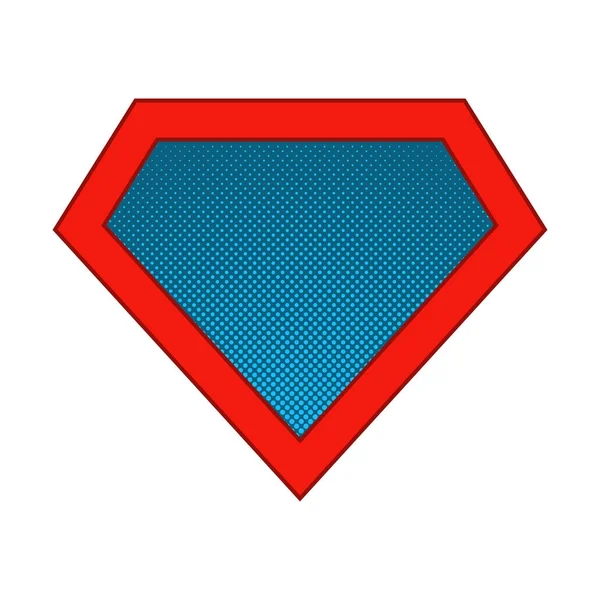 Süper kahraman logosu. Vektör çizim.