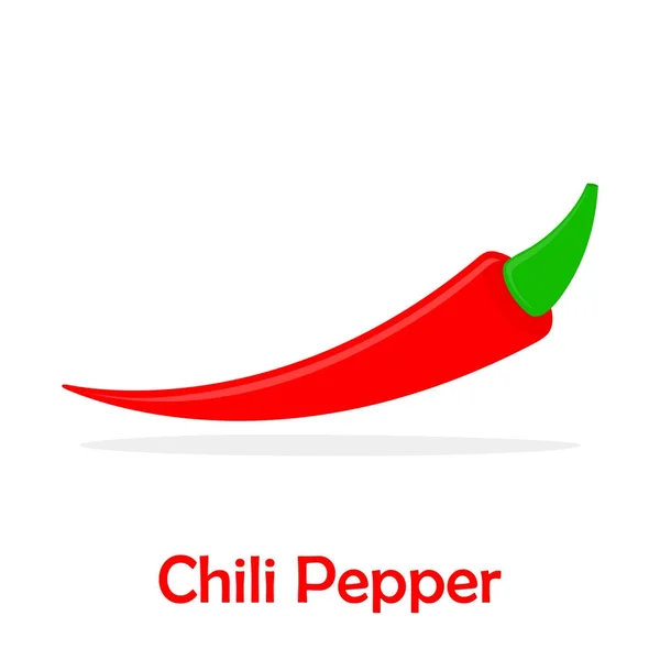 Ikon datar Chili Pepper. Ilustrasi vektor - Stok Vektor