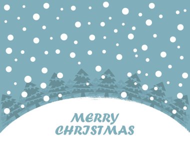 Festival düz Noel arka plan. Vektör çizim.