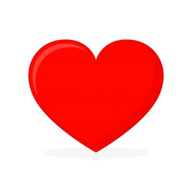 Sevgililer günü için kalp. vektör çizim.