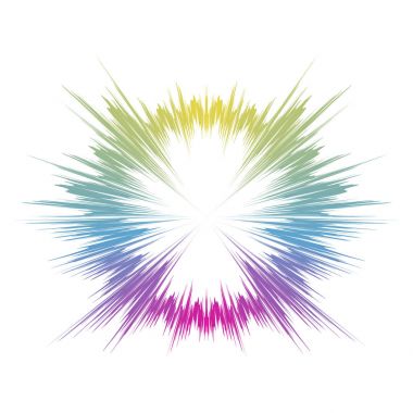 Renk patlaması. Vektör çizim