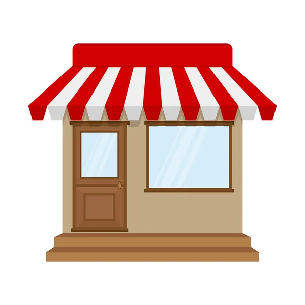 Icono de tienda o tienda. Ilustración vectorial — Archivo Imágenes Vectoriales