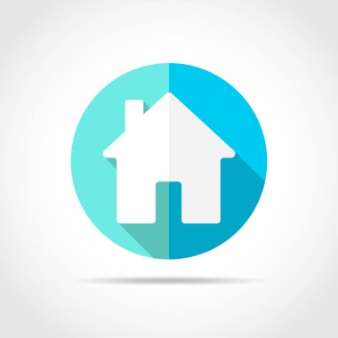 Ev ikonu. vektör illüstrasyonu.