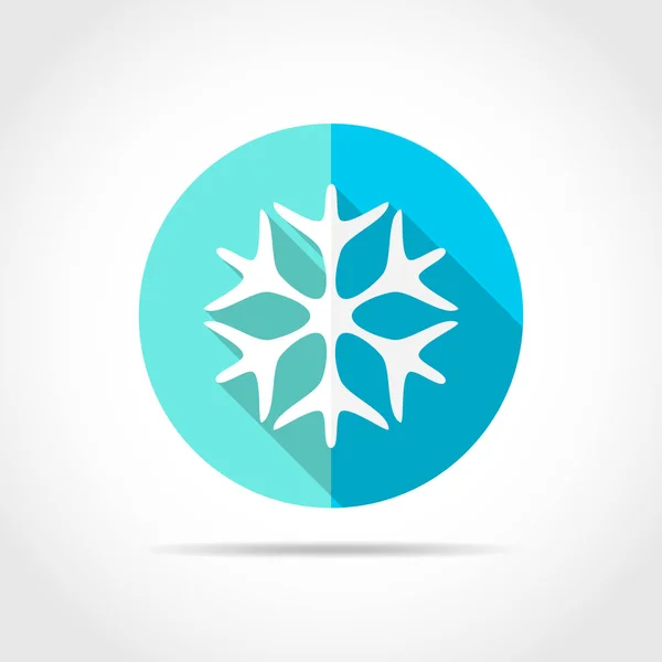 Icône de flocon de neige. illustration vectorielle. — Image vectorielle