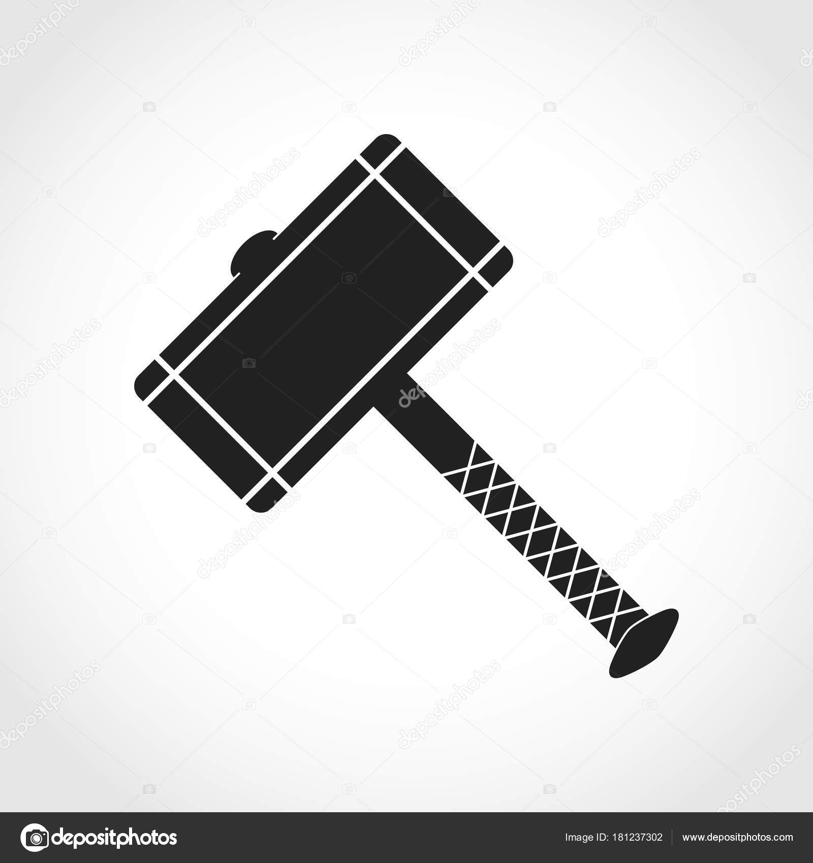 Vektorgrafiken Thors Hammer Vektorbilder Thors Hammer Depositphotos
