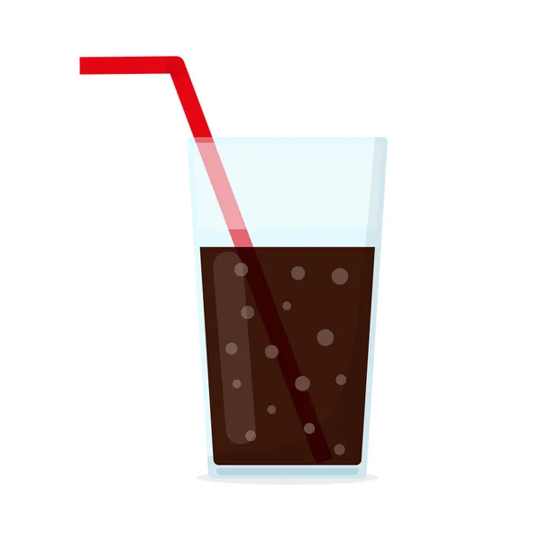 Copa de vidrio con cola. Ilustración vectorial . — Archivo Imágenes Vectoriales