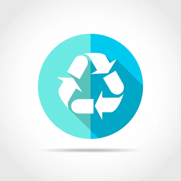 Recycling icon. Vector illustration. — Stock Vector