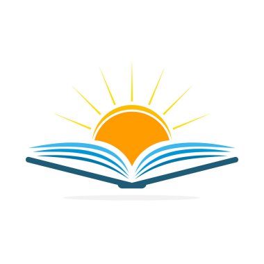 Kitap Simgesi. Vektör İllüstrasyonu