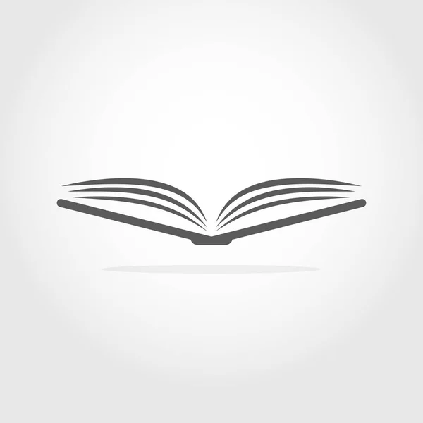 Kitap Simgesi. Vektör İllüstrasyonu