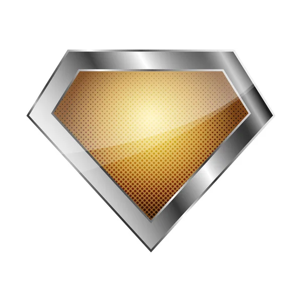Logo de super héros. Illustration vectorielle . — Image vectorielle