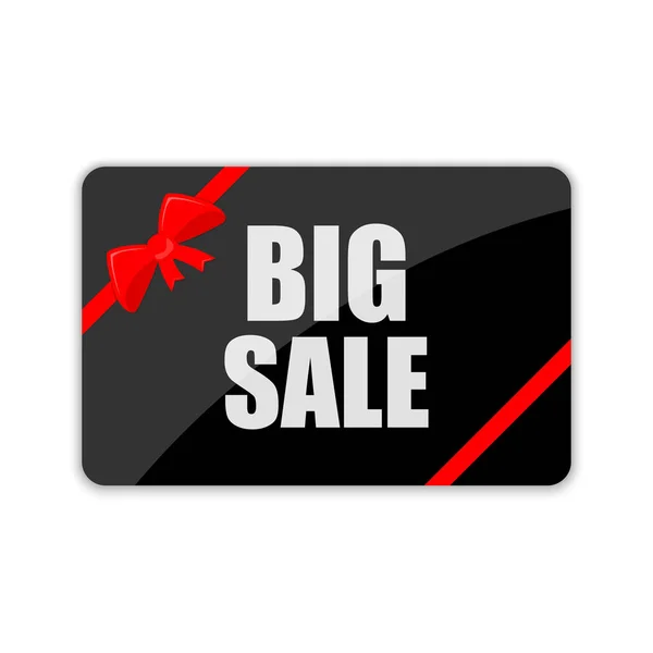 Big Sale card. Vector illustration