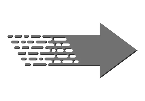 선형 화살표입니다. 벡터 일러스트 레이 션. — 스톡 벡터
