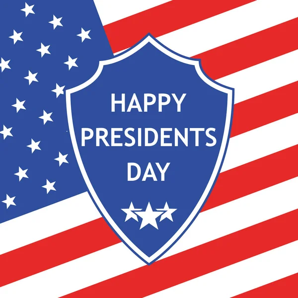 Logo dzień prezydentów. Ilustracja wektorowa — Wektor stockowy