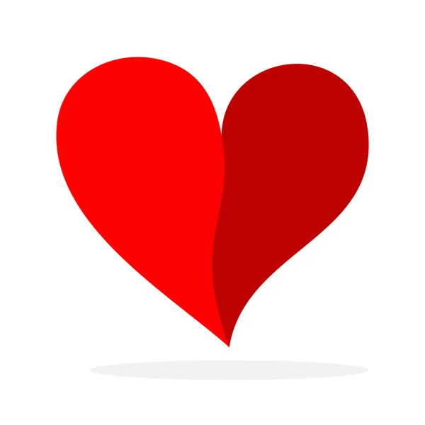 Hjärta för alla hjärtans dag. vektor illustration. — Stock vektor