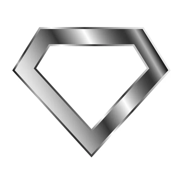Il logo del supereroe. Illustrazione vettoriale . — Vettoriale Stock
