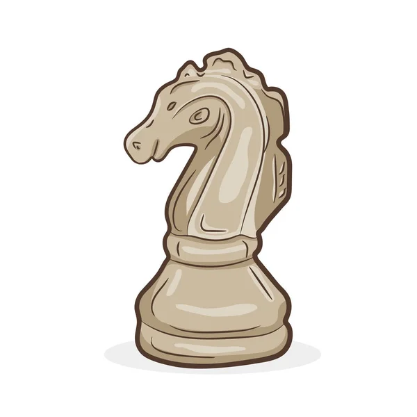 Schaken paard icoon. vectorillustratie. — Stockvector