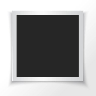 Retro fotoğraf çerçevelemek. Vektör çizim