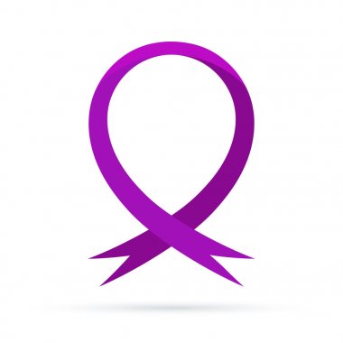 Dünya epilepsi günü sembolü. Vektör çizim.