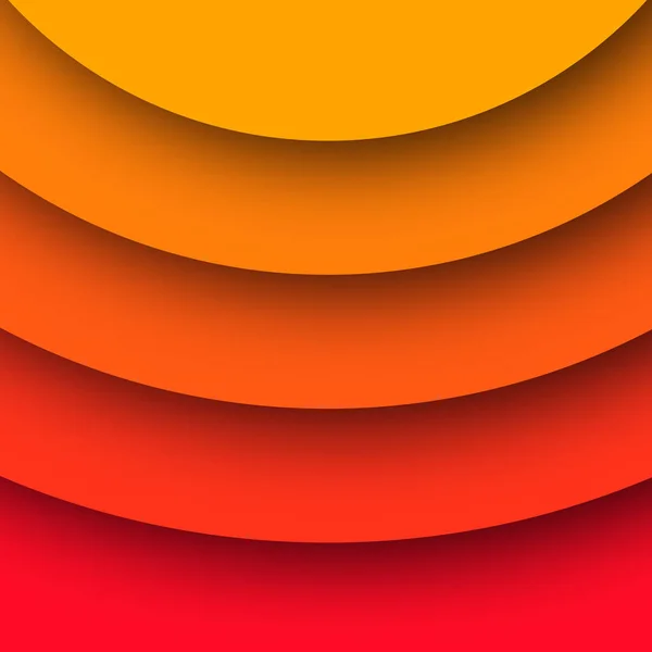 Papel rojo cortado círculo de fondo. Ilustración vectorial . — Foto de stock gratis