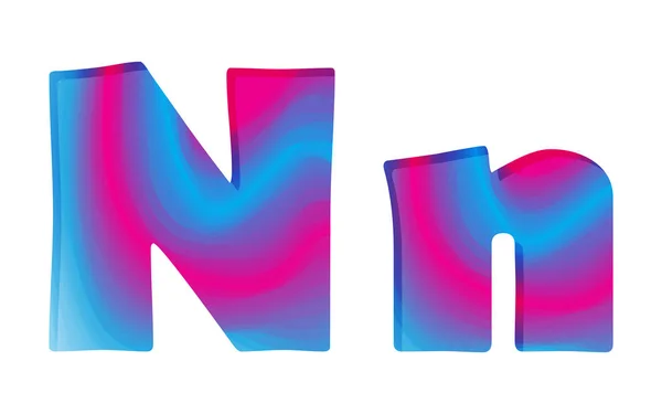 Абстрактная буква Н. . — стоковый вектор