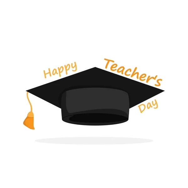 Bannière de Happy Teachers Day. Illustration vectorielle . — Image vectorielle