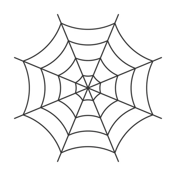 Vektor Spinnweben Hintergrund. Halloween-Spinnennetz — Stockvektor
