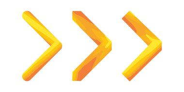 Renk okları kümesi. Vektör çizim.