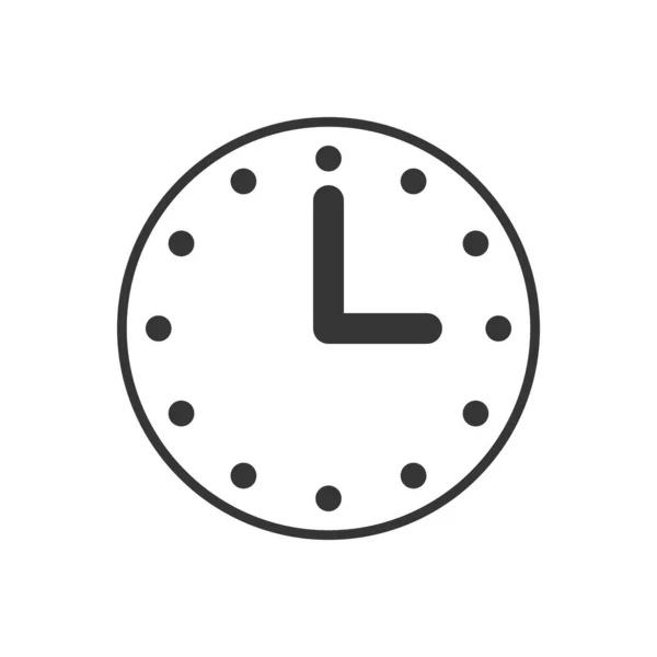 Icône vectorielle horloge — Image vectorielle