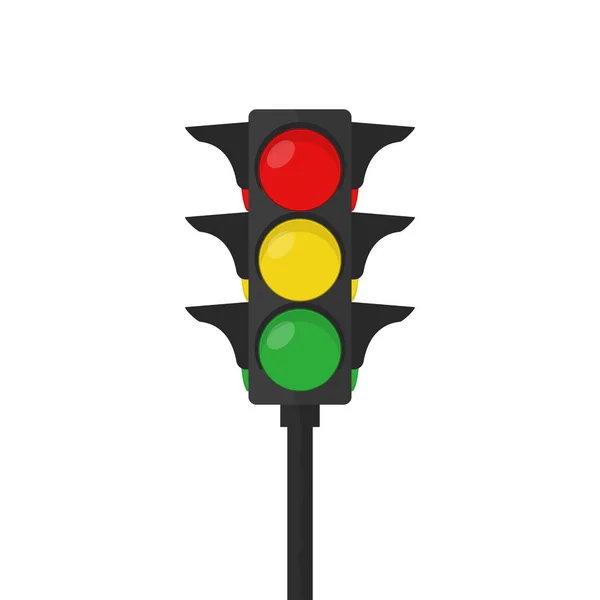 Traffic light icon - vector. — Stock Vector