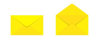 Zarflar ayarlandı - vektör