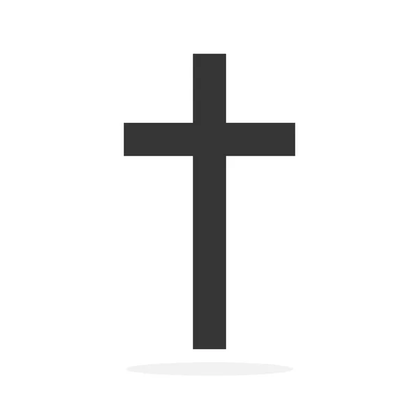 Christliches Kreuz Symbol - Vektor. — Stockvektor