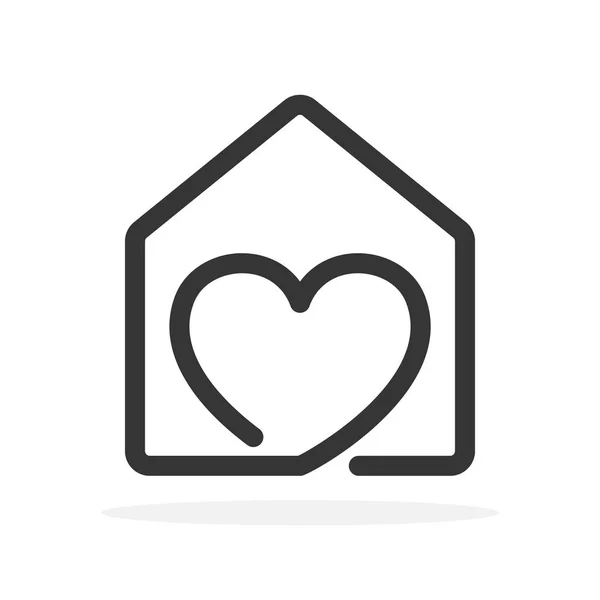 Ev simgesi - vektör.