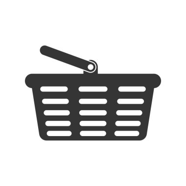 Alışveriş sepeti simgesi - vektör.