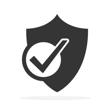 Kalkan simgesi - vektör.