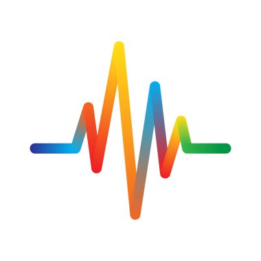 Nabız simgesi - vektör