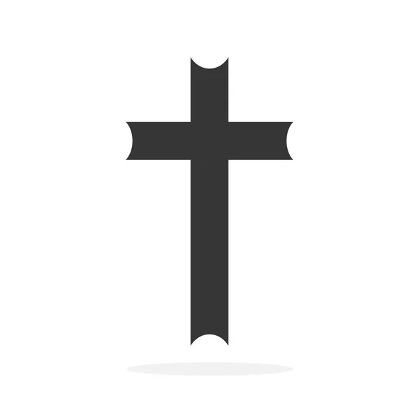 Christliches Kreuz Symbol - Vektor. — Stockvektor