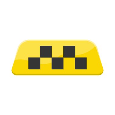 Taksi simgesi - vektör.